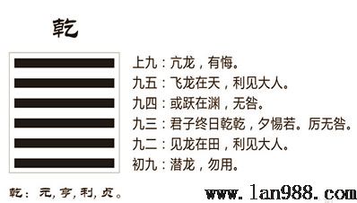 从周易八卦“乾卦”看人生道路努力的六个环节和最好解决对策！